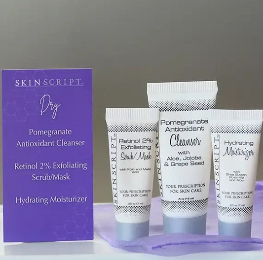 Skin Script Dry Skin Sample Kit